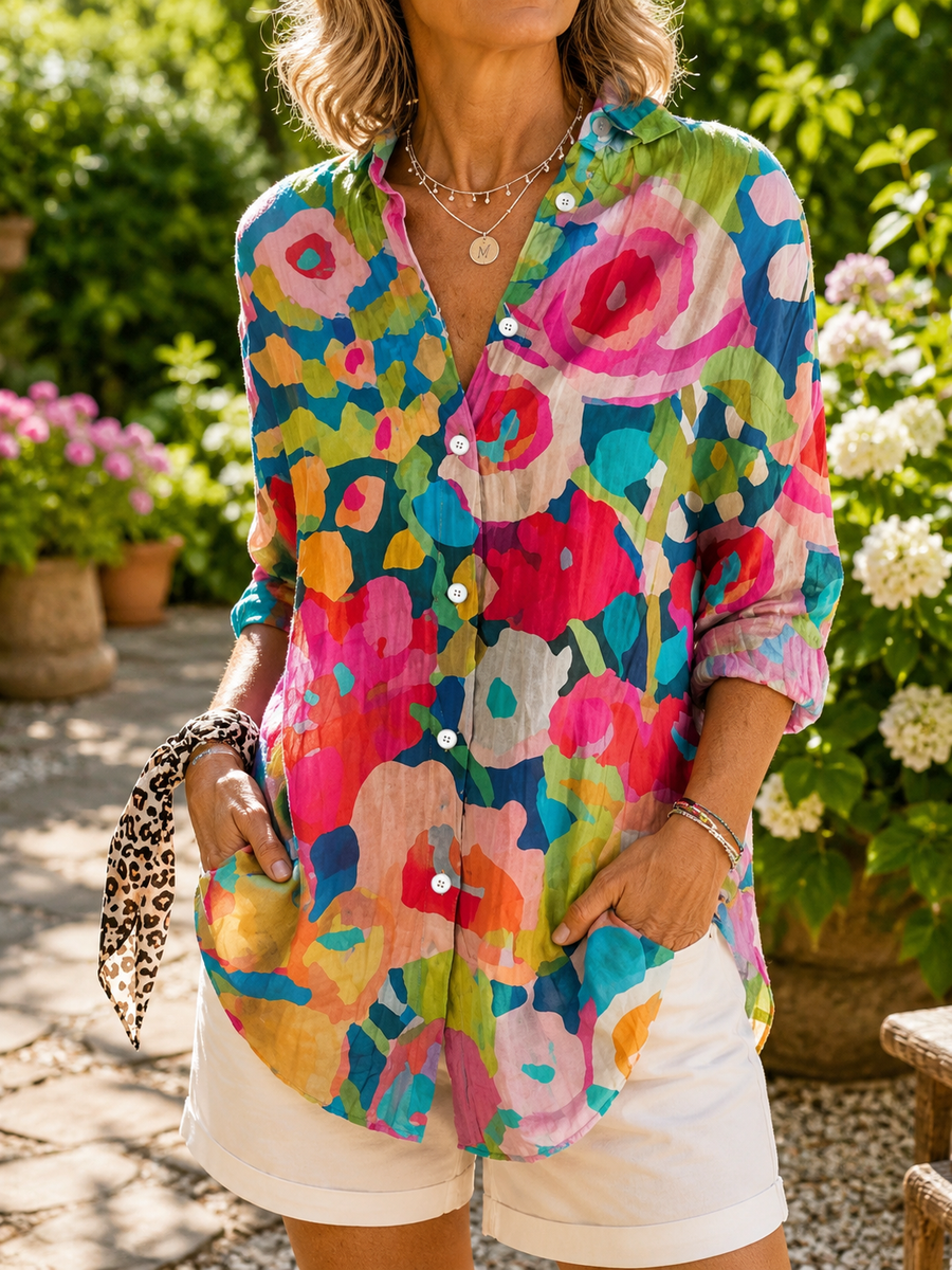 Yolanda | Blusa Artistica Floreale