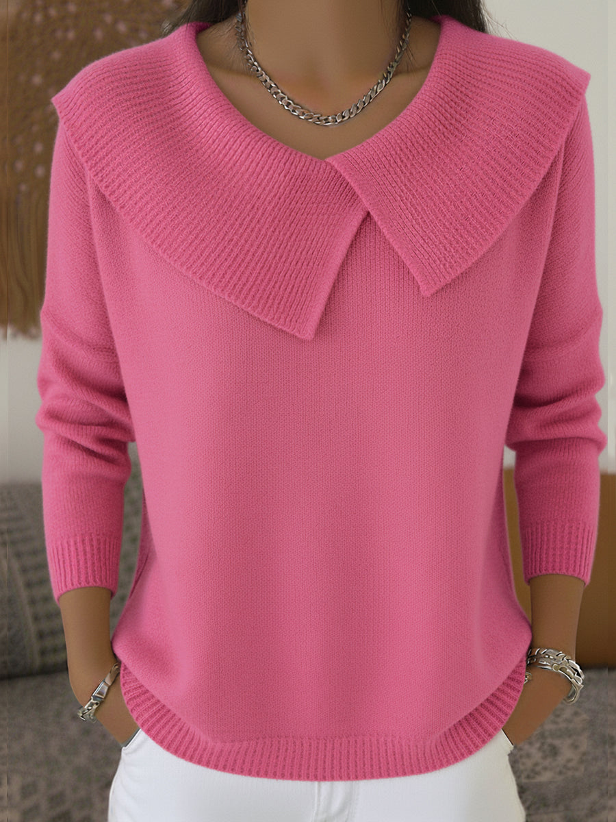 Feliciana | Maglione con Colletto Ampio