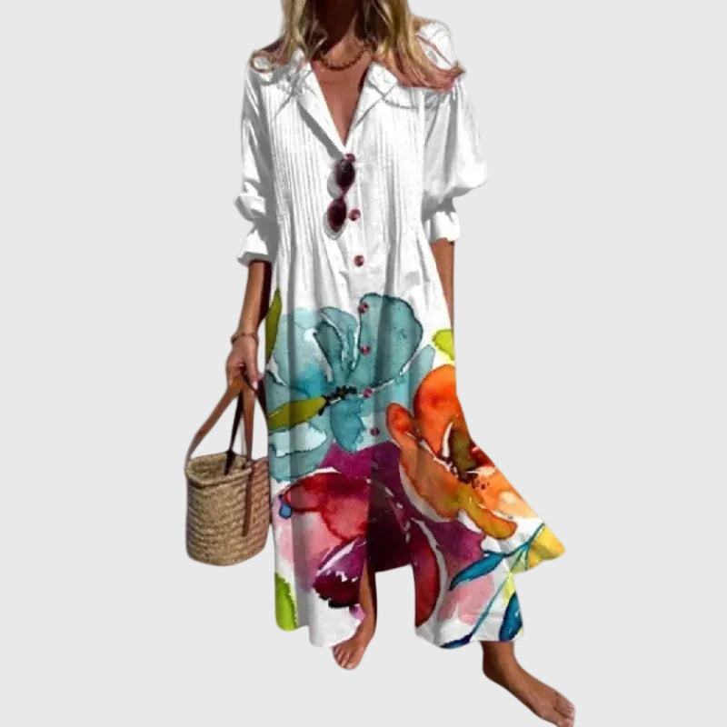 Fiorella | Abito Maxi Boho Eleganza Fluida