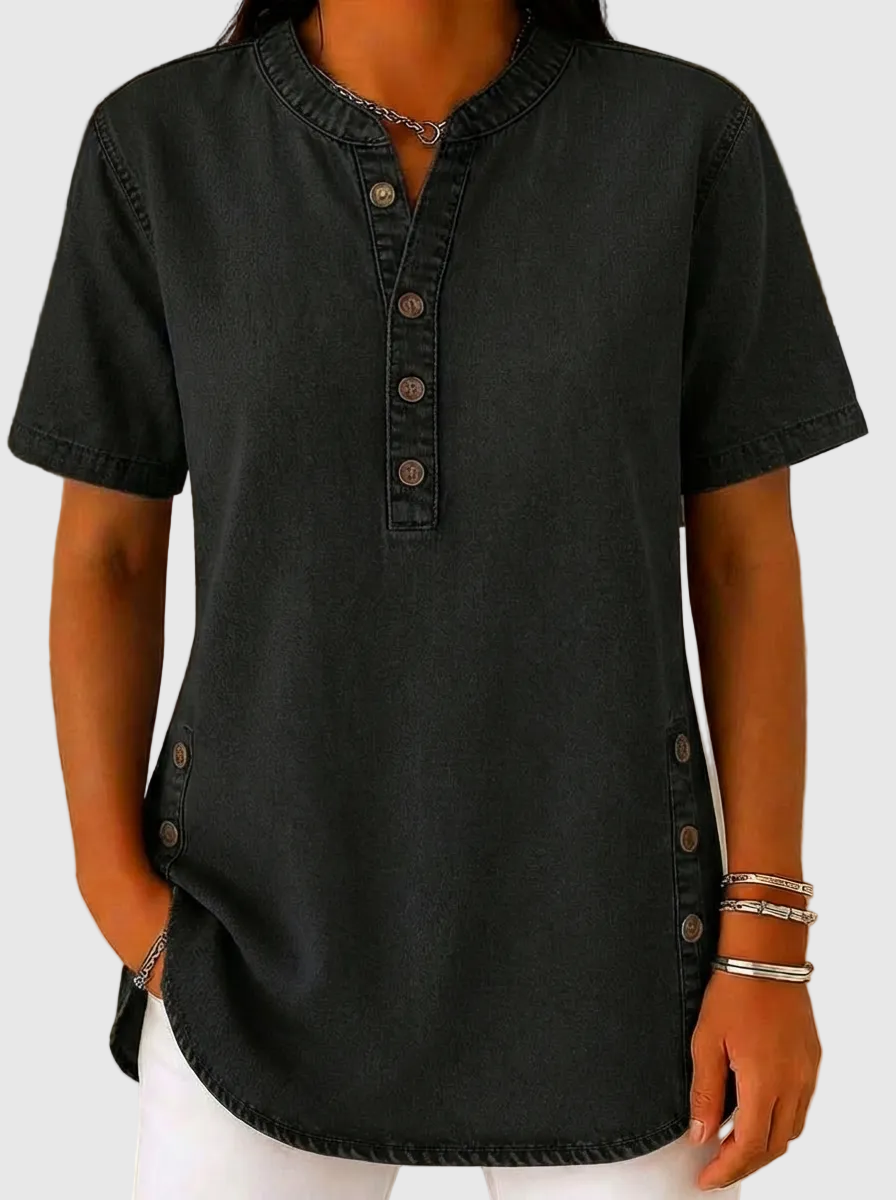Angelica | Blusa Denim Casual