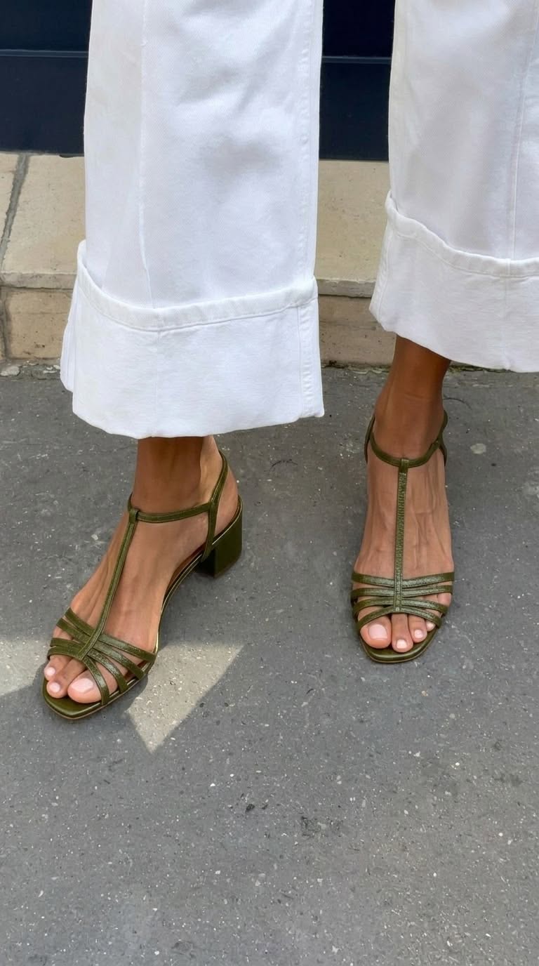Erica | Sandali Eleganti con Tacco Basso