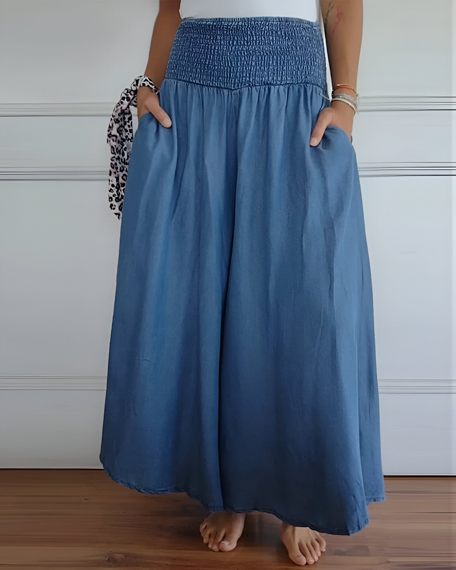 Adalgisa | Gonna Maxi con Vita Arricciata