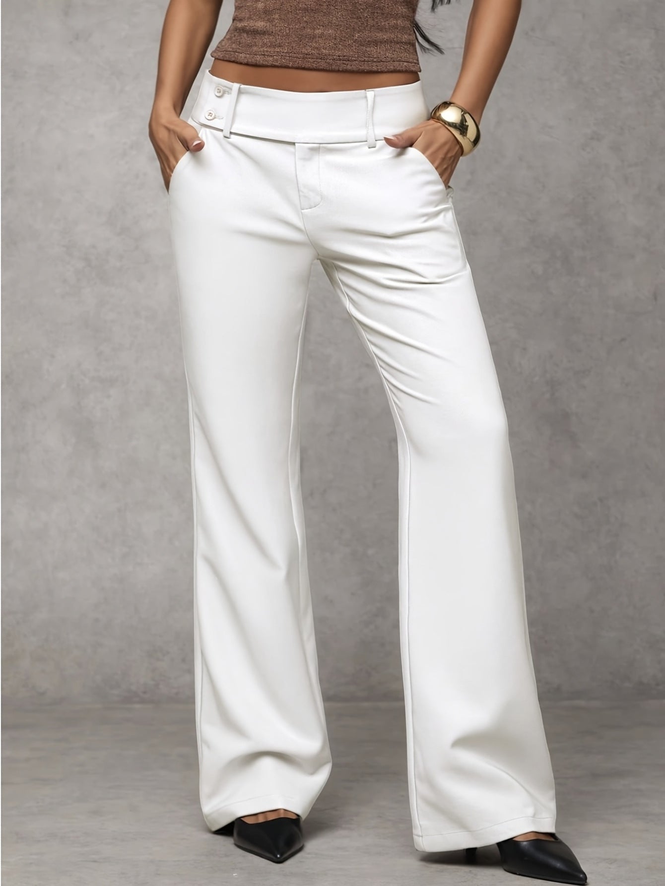 Nicole | Pantaloni Ampi Eleganti