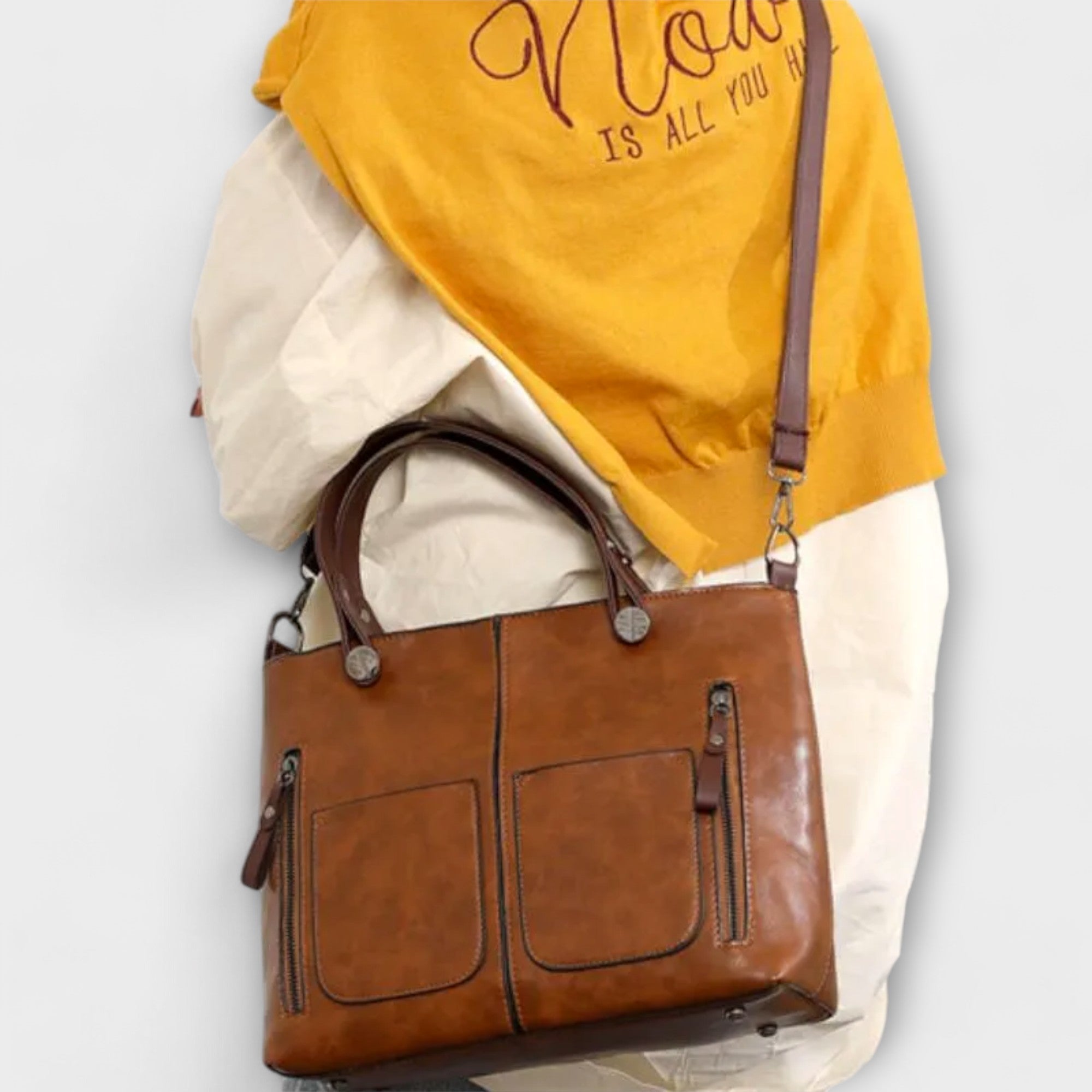 Serenya | borsa in pelle elegante e spaziosa