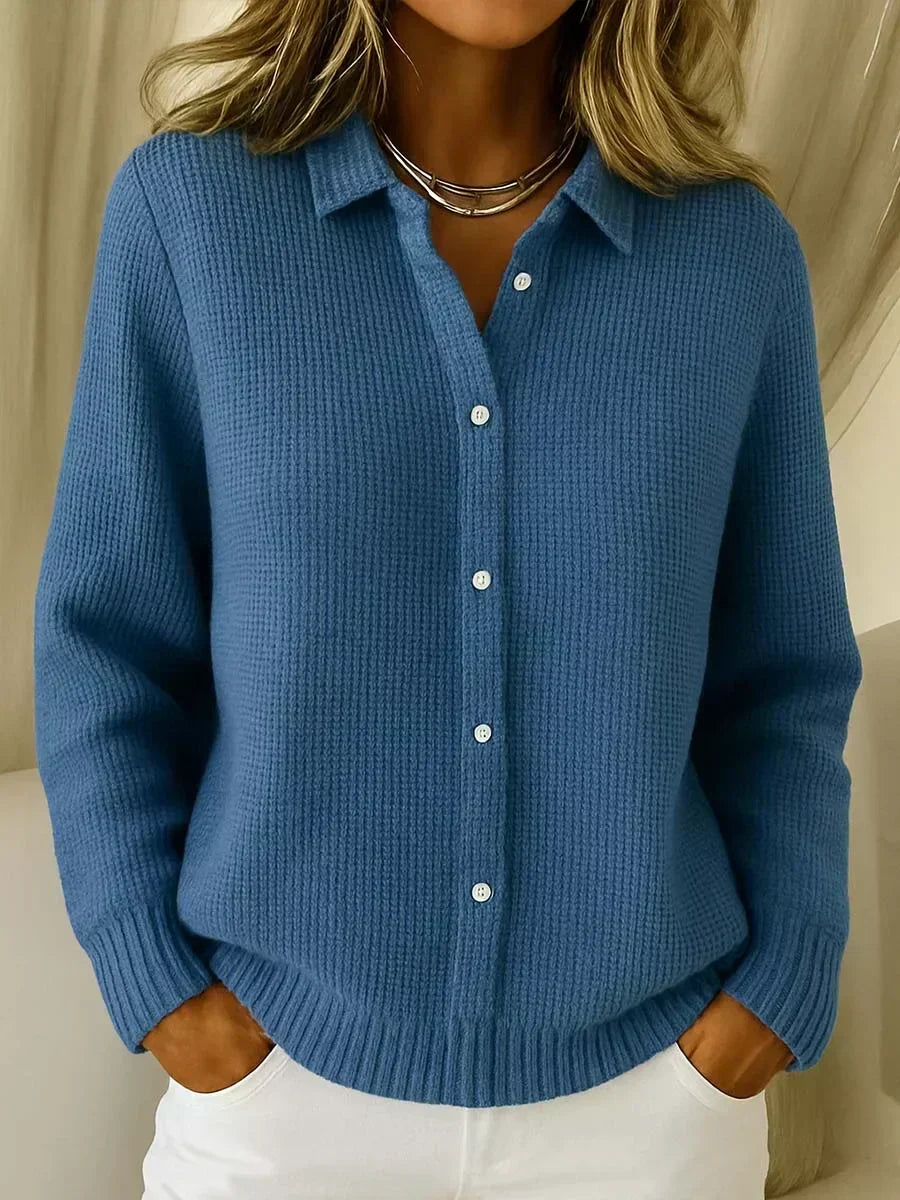 Dorotea | Cardigan con Colletto e Bottoni