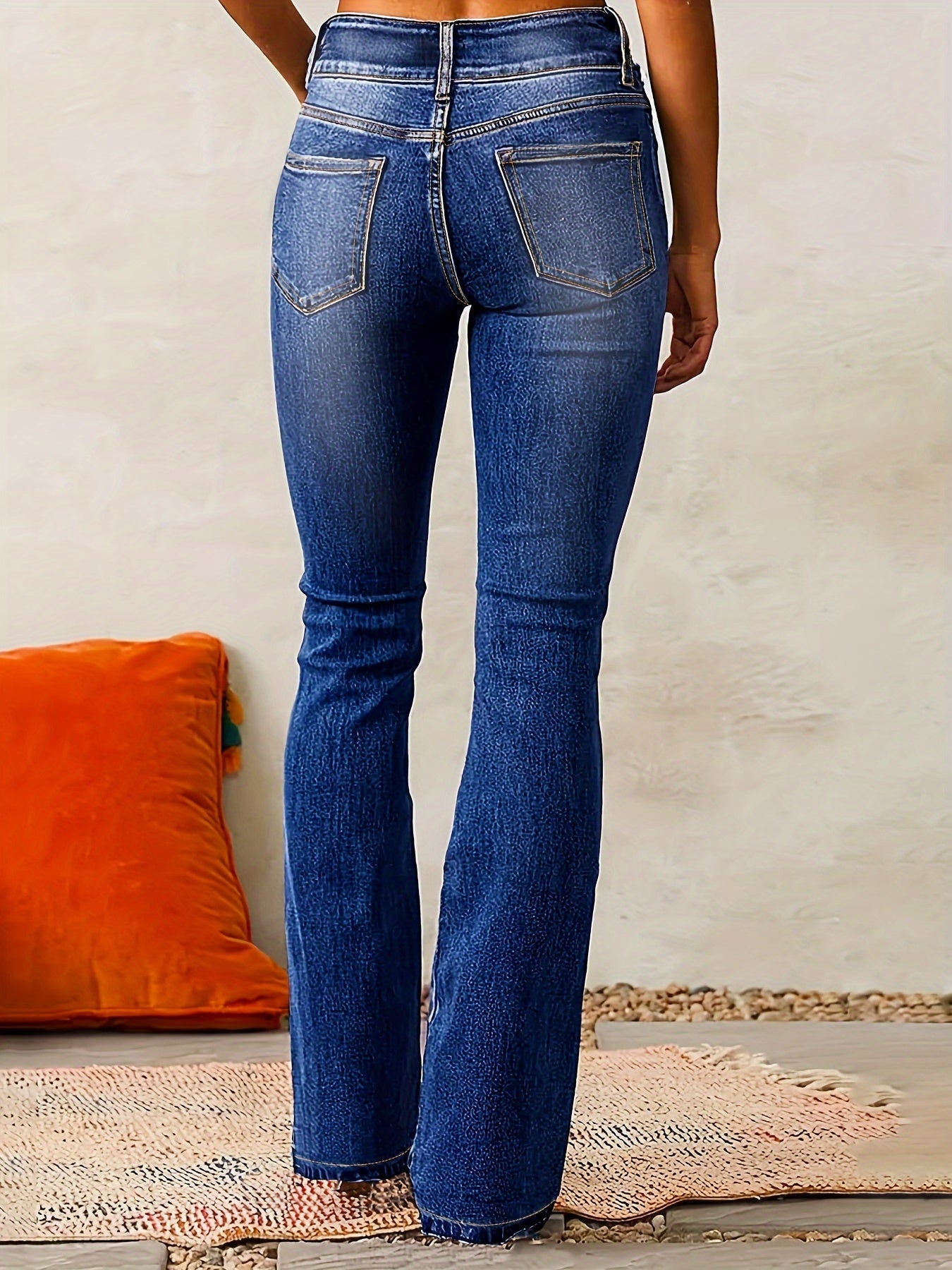 Marylène | Jeans a Zampa a Vita Alta