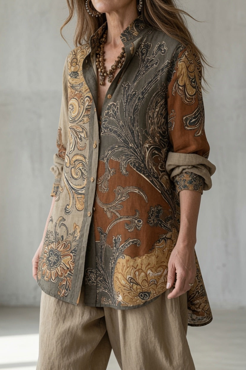 Karla | Completo Due Pezzi con Stampa Paisley