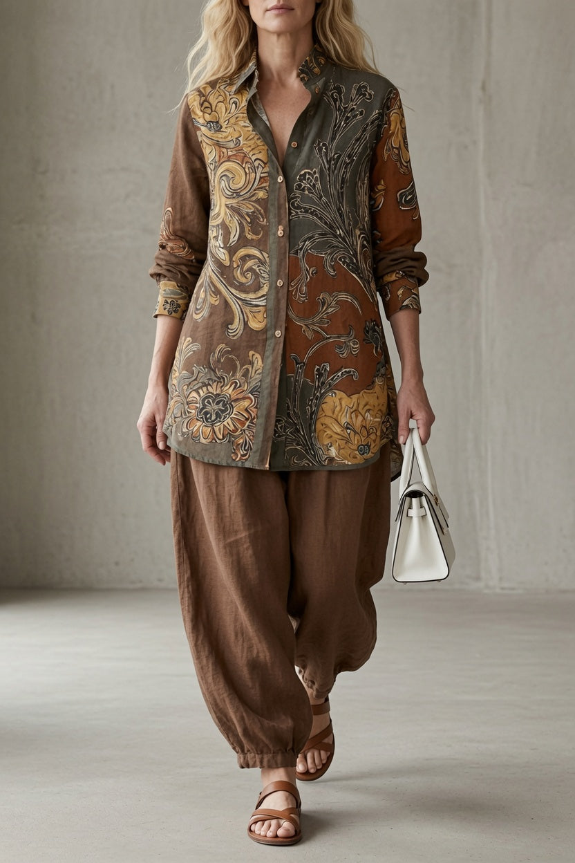 Karla | Completo Due Pezzi con Stampa Paisley