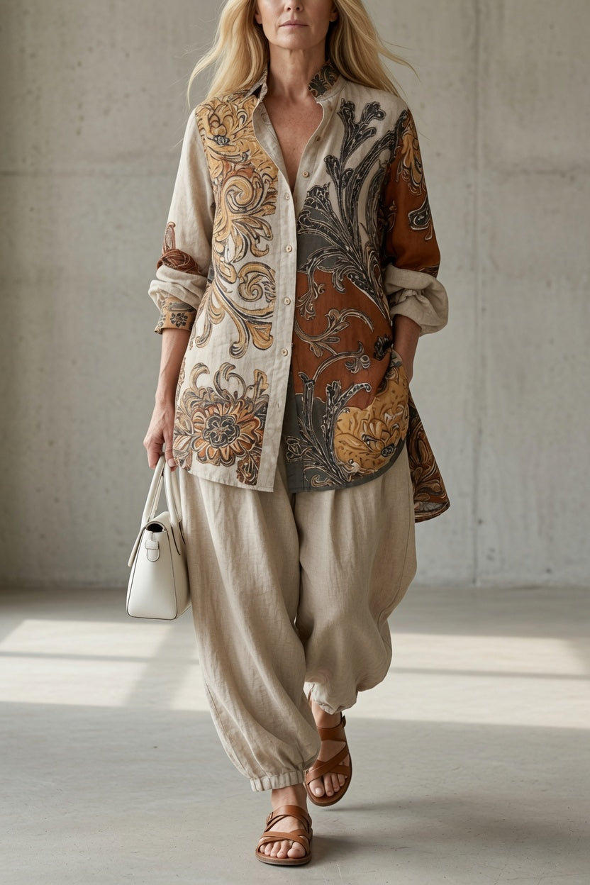 Karla | Completo Due Pezzi con Stampa Paisley