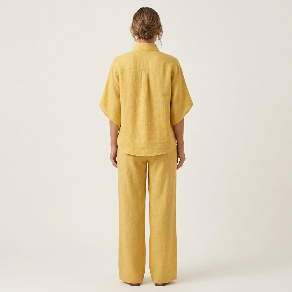 Fabiana | Completo Due Pezzi con Pantaloni Ampi