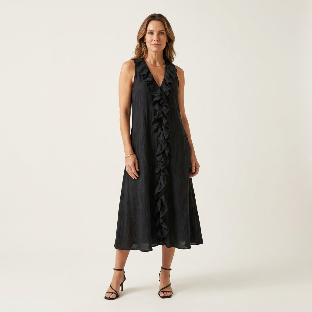 Gloria | Abito Maxi con Volant