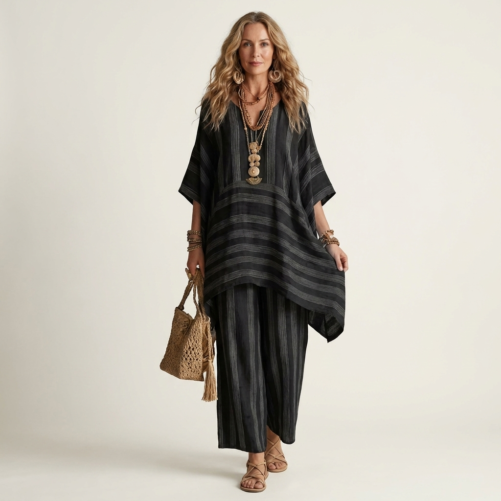 Ginevra | Completo Due Pezzi a Righe