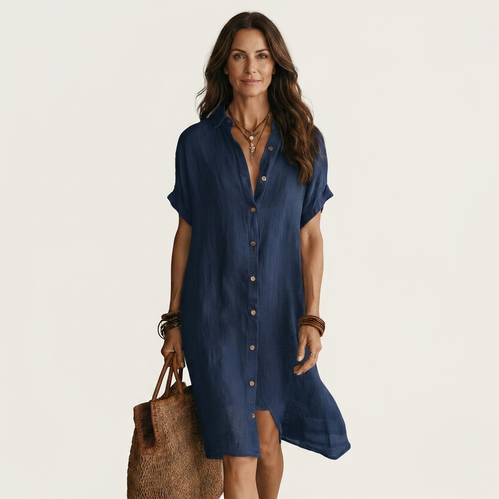 Eloisa | Abito Camicia Midi con Bottoni