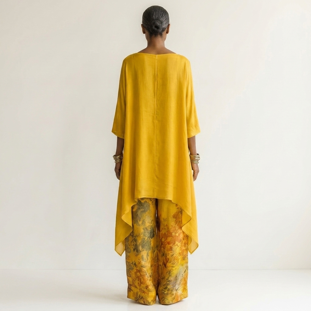 Eva | Completo Due Pezzi con Tunica Asimmetrica