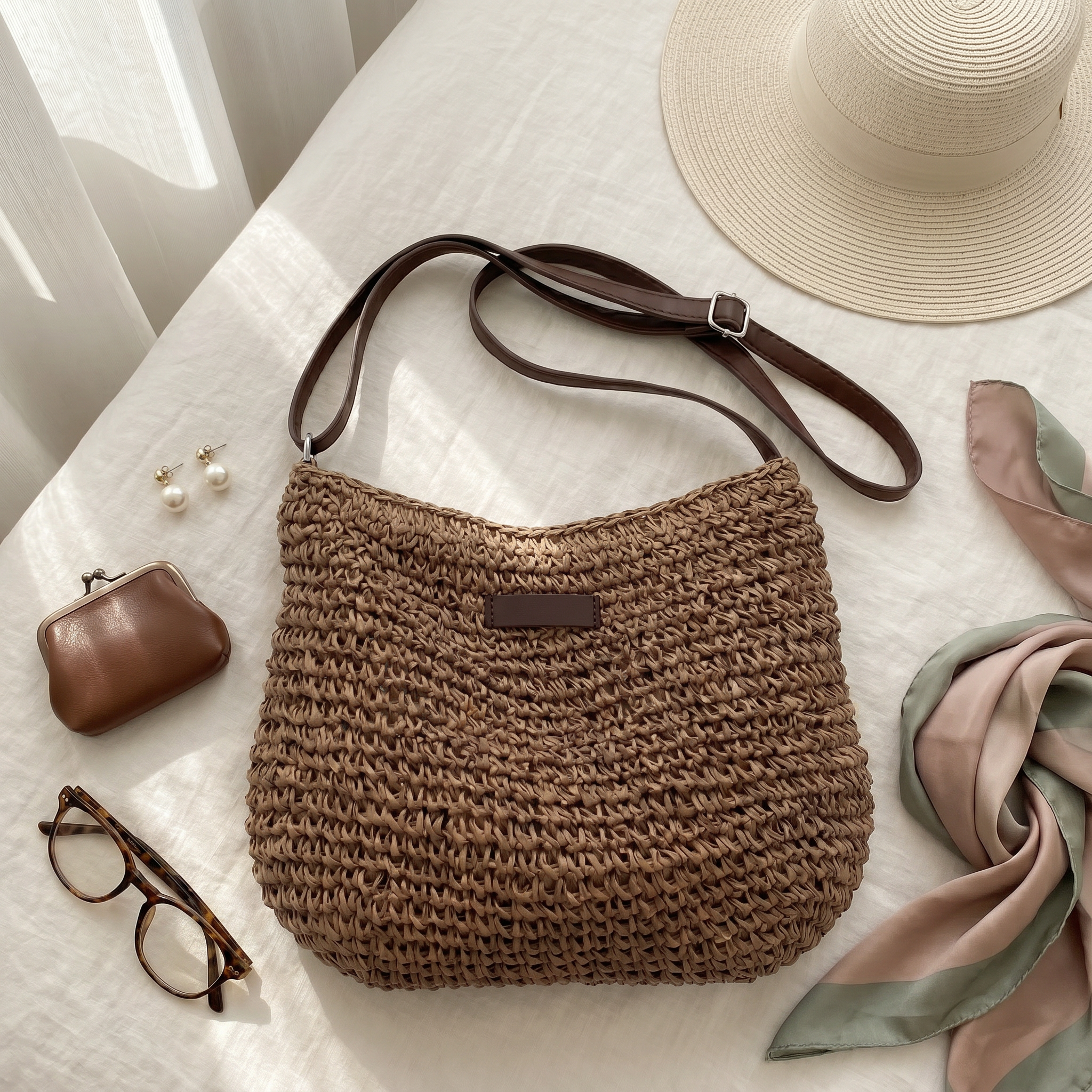 Esilda | Borsa Intrecciata a Spalla