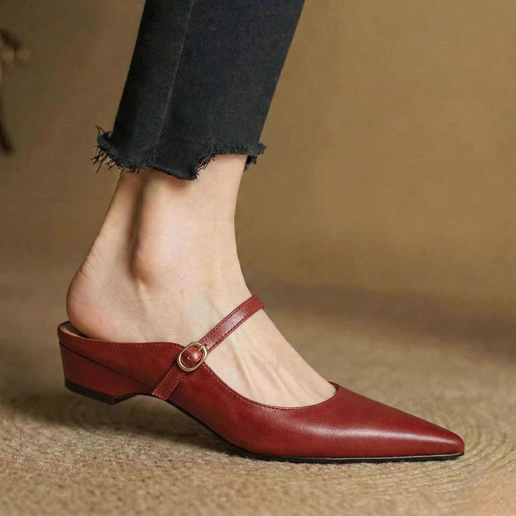Luna | Mules Mary Jane a Punta