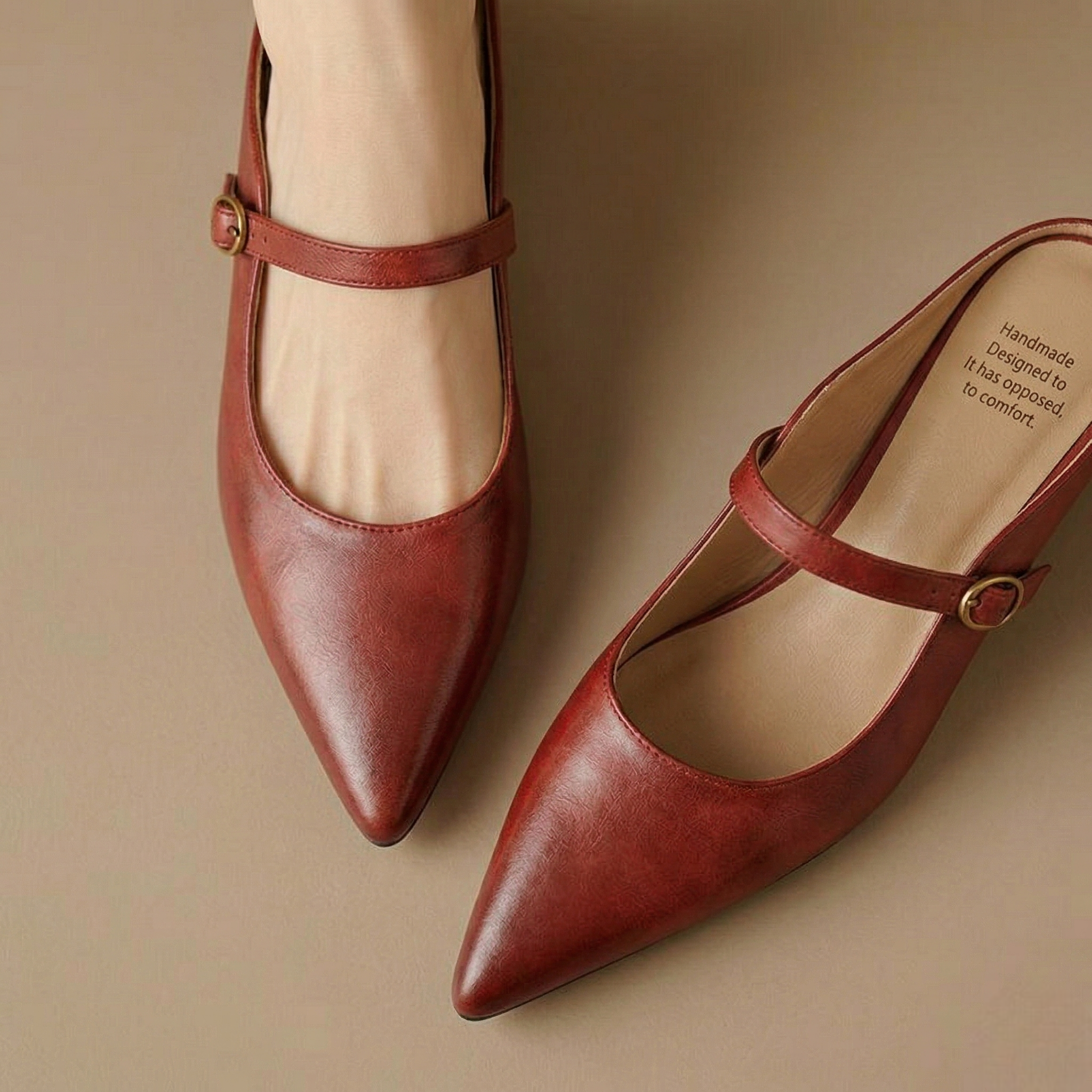 Luna | Mules Mary Jane a Punta