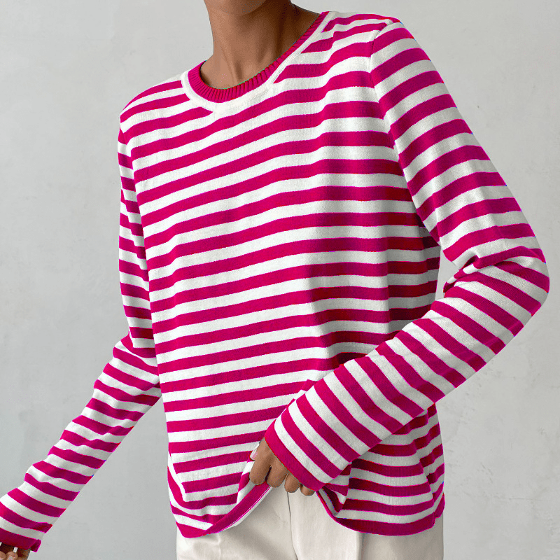 Nicole | Maglione rayé chic