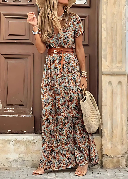 Virginia | Abito Maxi Boho Eleganza Naturale