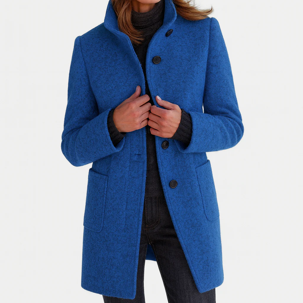 Alyanna | Cappotto con Colletto e Bottoni