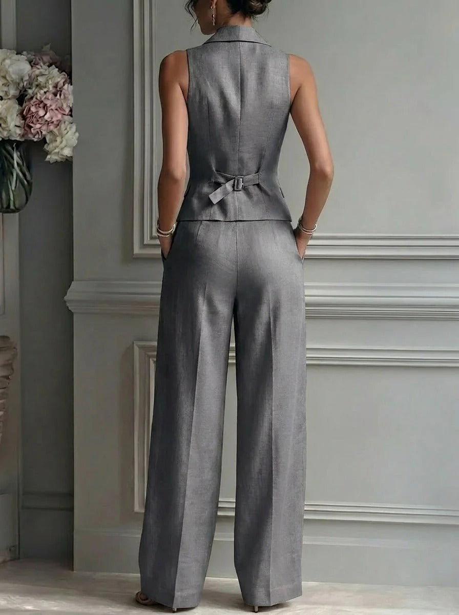 Daniela | Completo Due Pezzi con Gilet Elegante