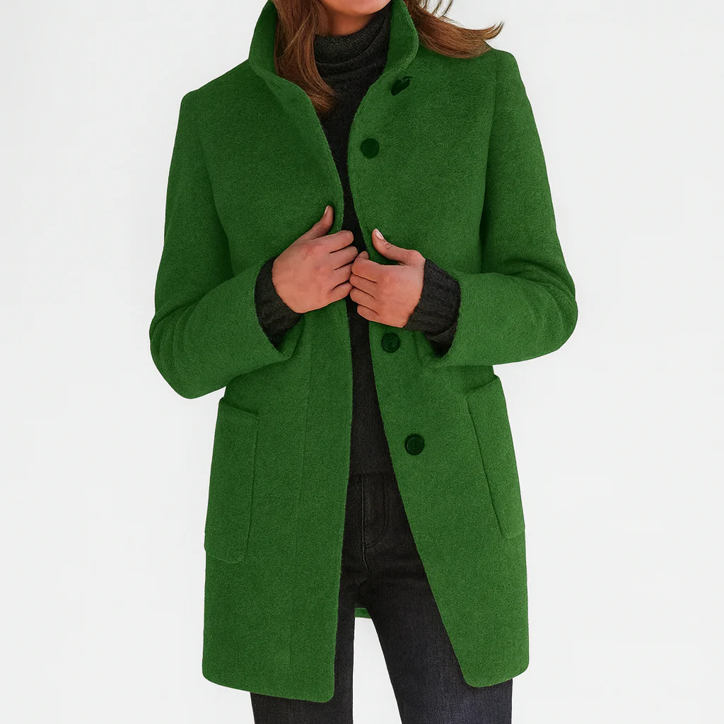 Alyanna | Cappotto con Colletto e Bottoni
