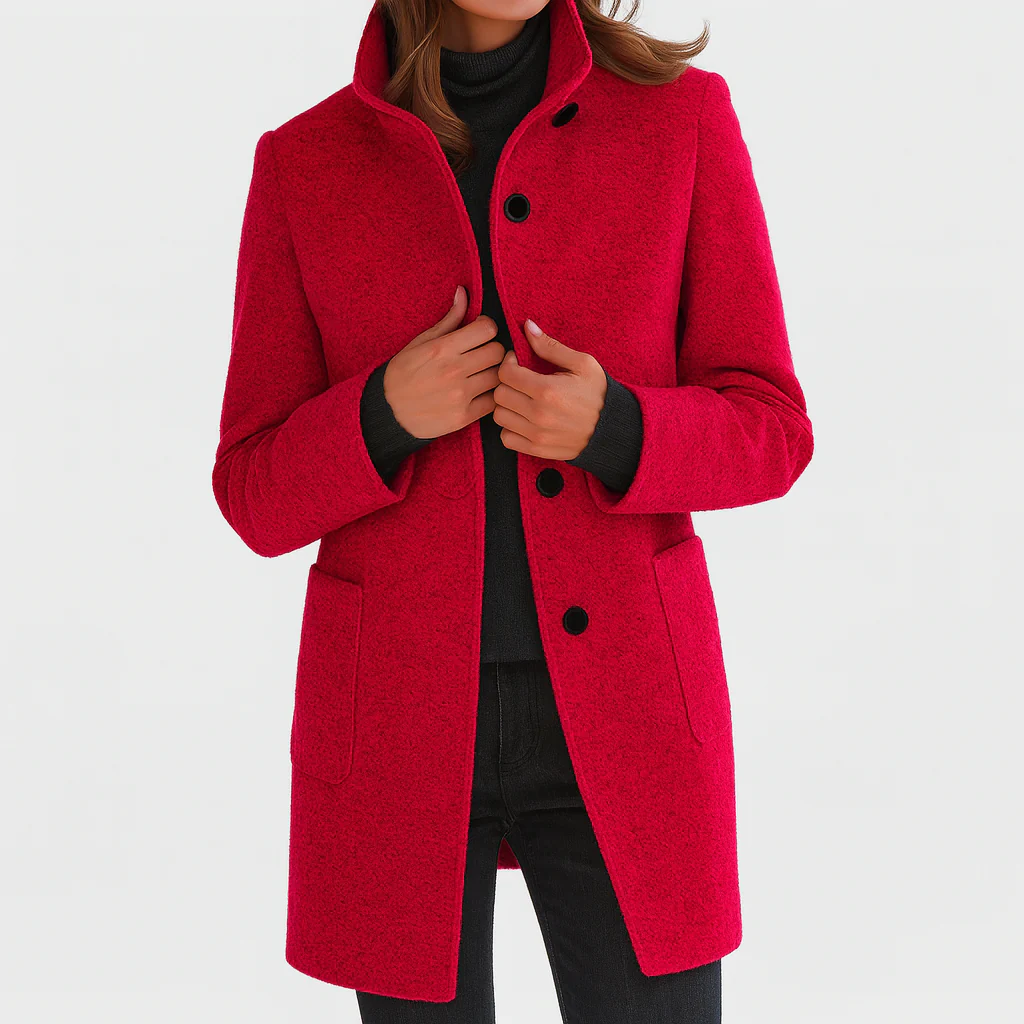 Alyanna | Cappotto con Colletto e Bottoni