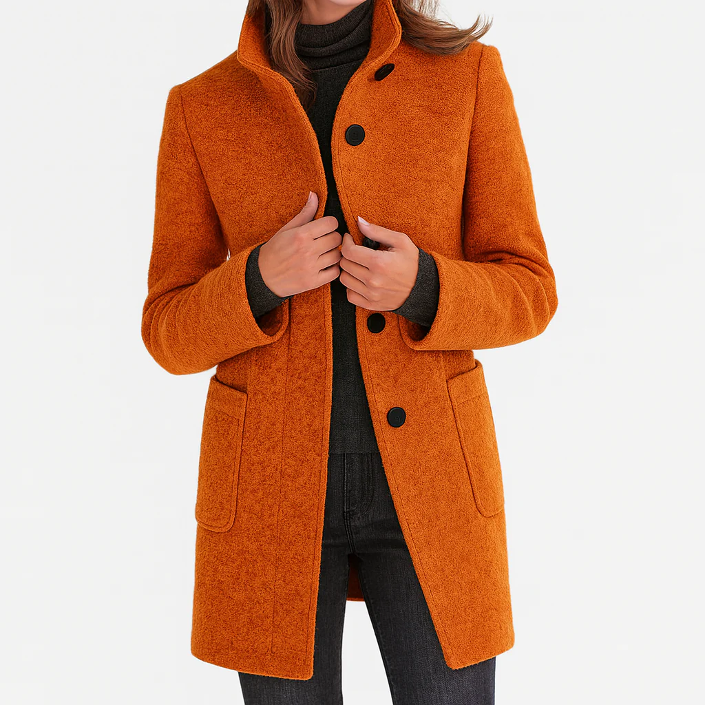 Alyanna | Cappotto con Colletto e Bottoni