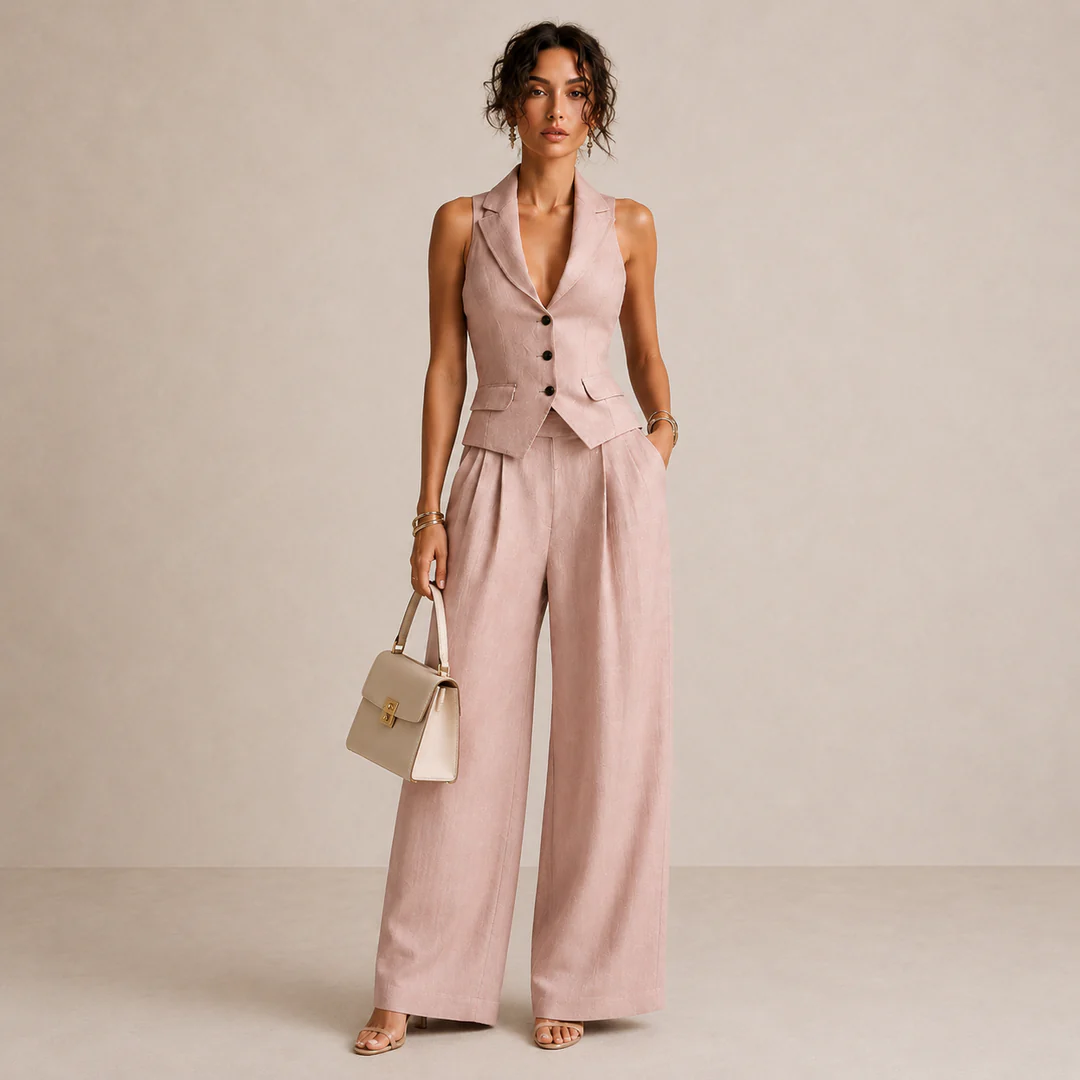 Daniela | Completo Due Pezzi con Gilet Elegante