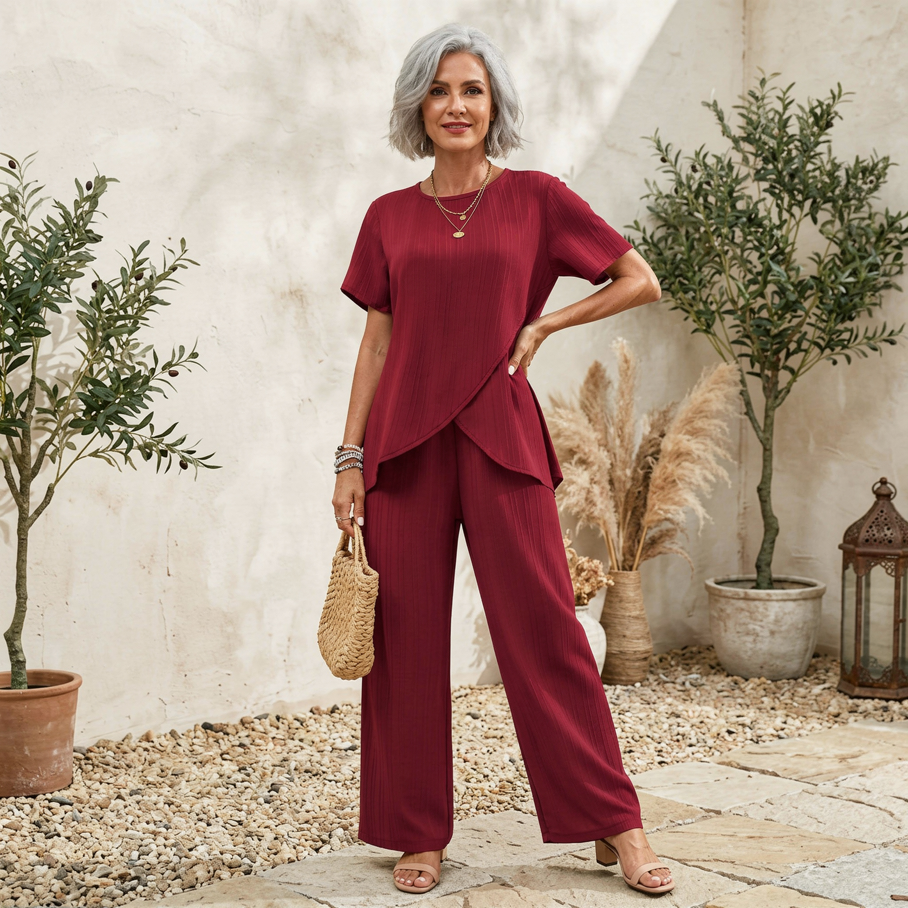 Greta | Completo Elegante Asimmetrico