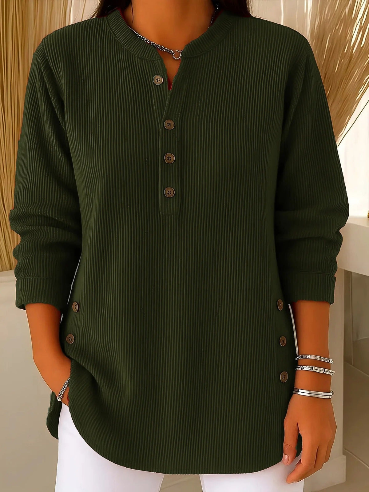 Laura | Maglia Morbida a Maniche Lunghe in Tricot