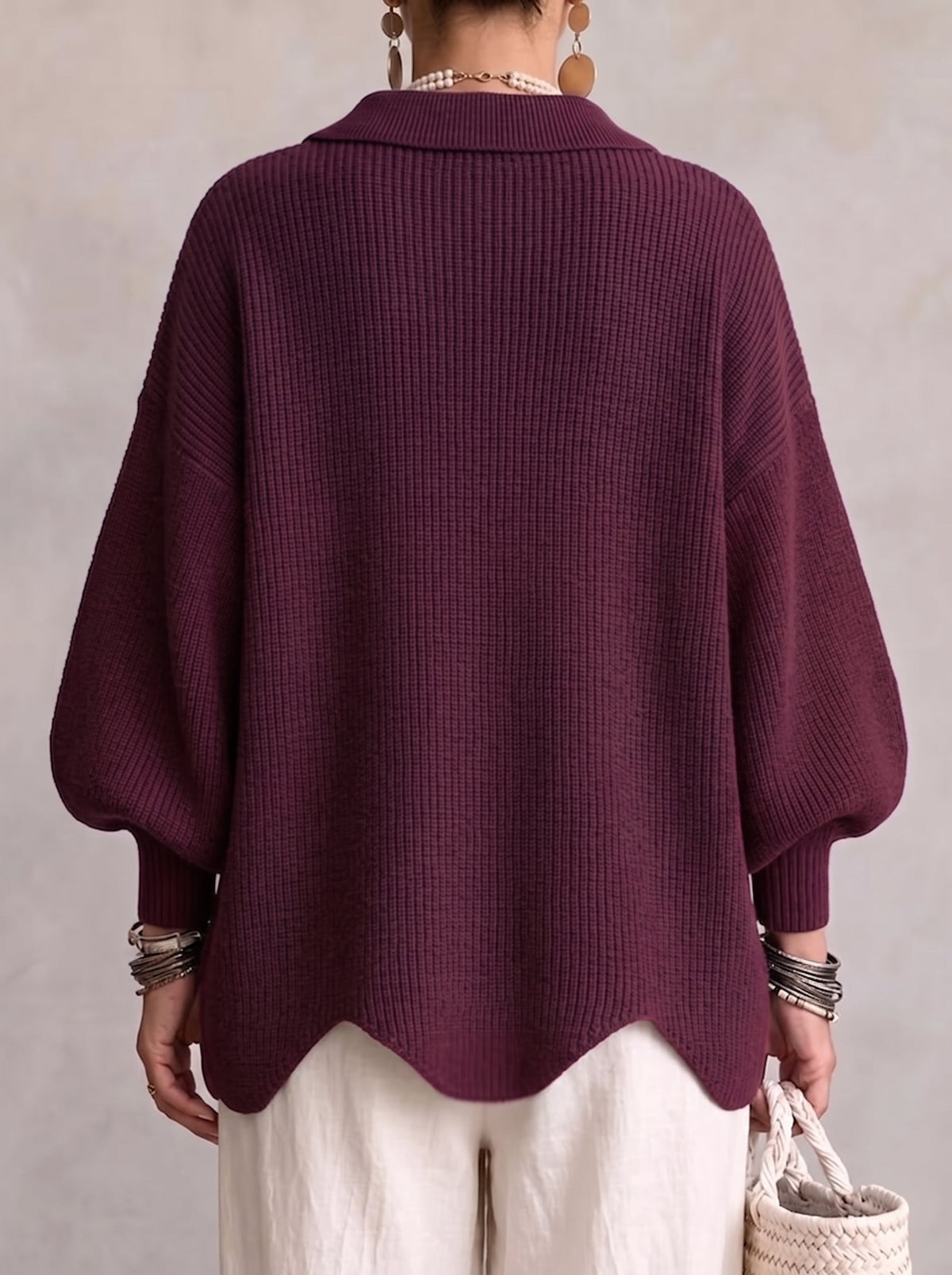 Corin | Cardigan Oversize con Bottoni Eleganti