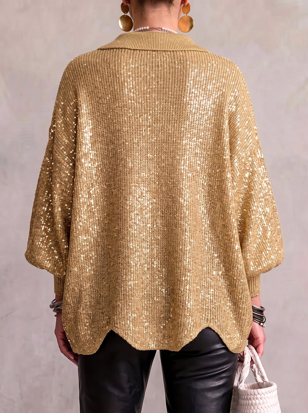 Corin | Cardigan Oversize con Bottoni Eleganti