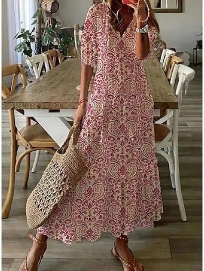 Ottavia | Abito Midi Boho Raffinato