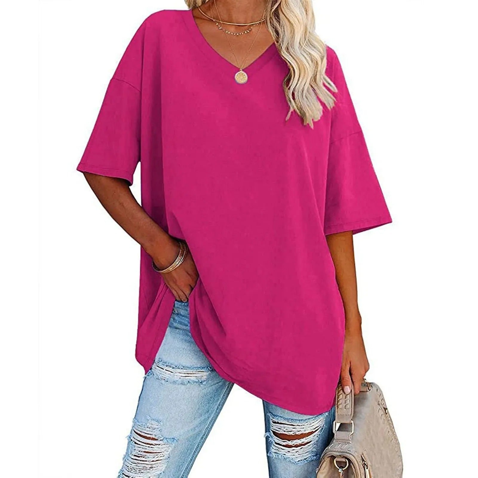 Gisele | T-shirt elegante in cotone