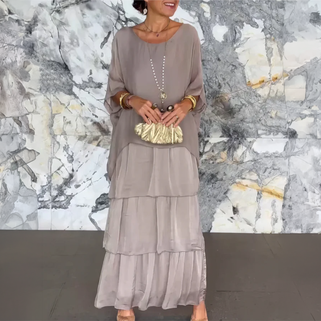 Diana | Abito Floreale a Balze